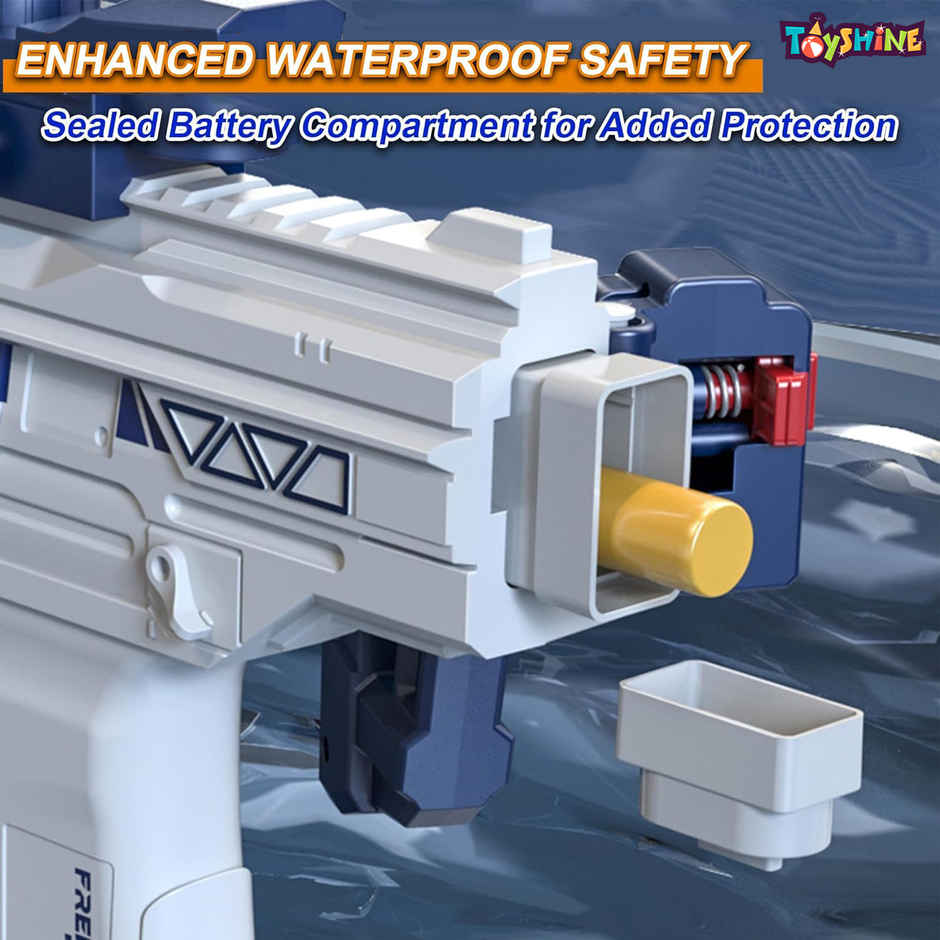 Uzi Style Electric Water Gun | Holi Special | 30 to 35 ft | Rechargeable | Toyshine