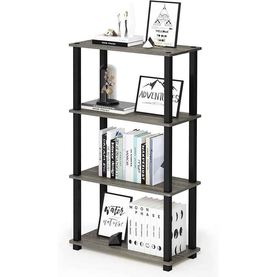 Arlavya Standing 4 tier Engineered Wood Utility Storage Shelf & Display Organizer for Home