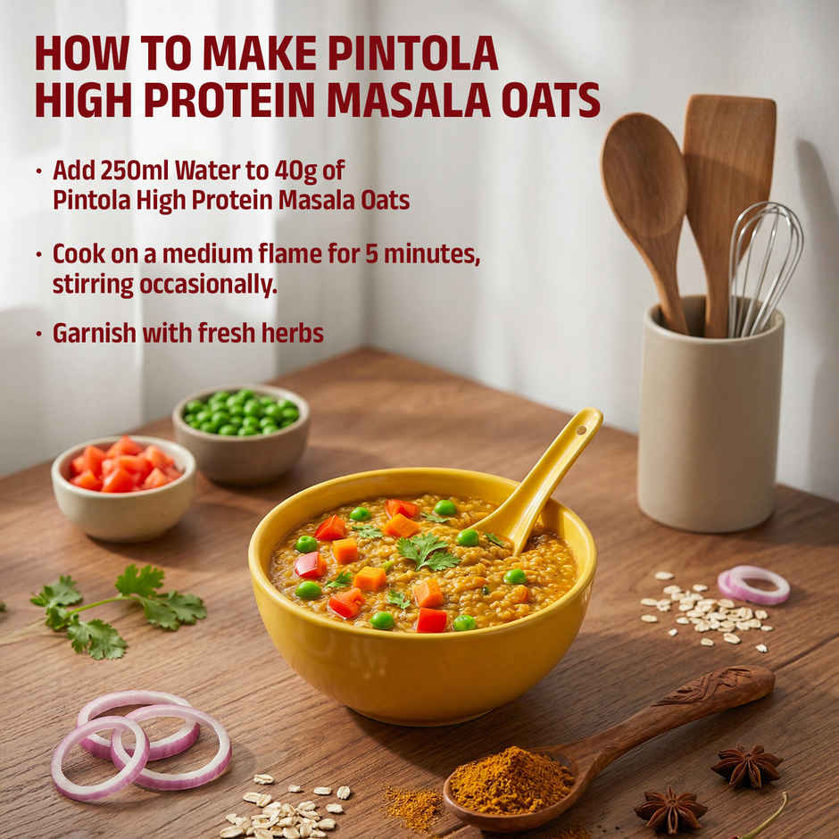 Pintola High Protein Masala Oats