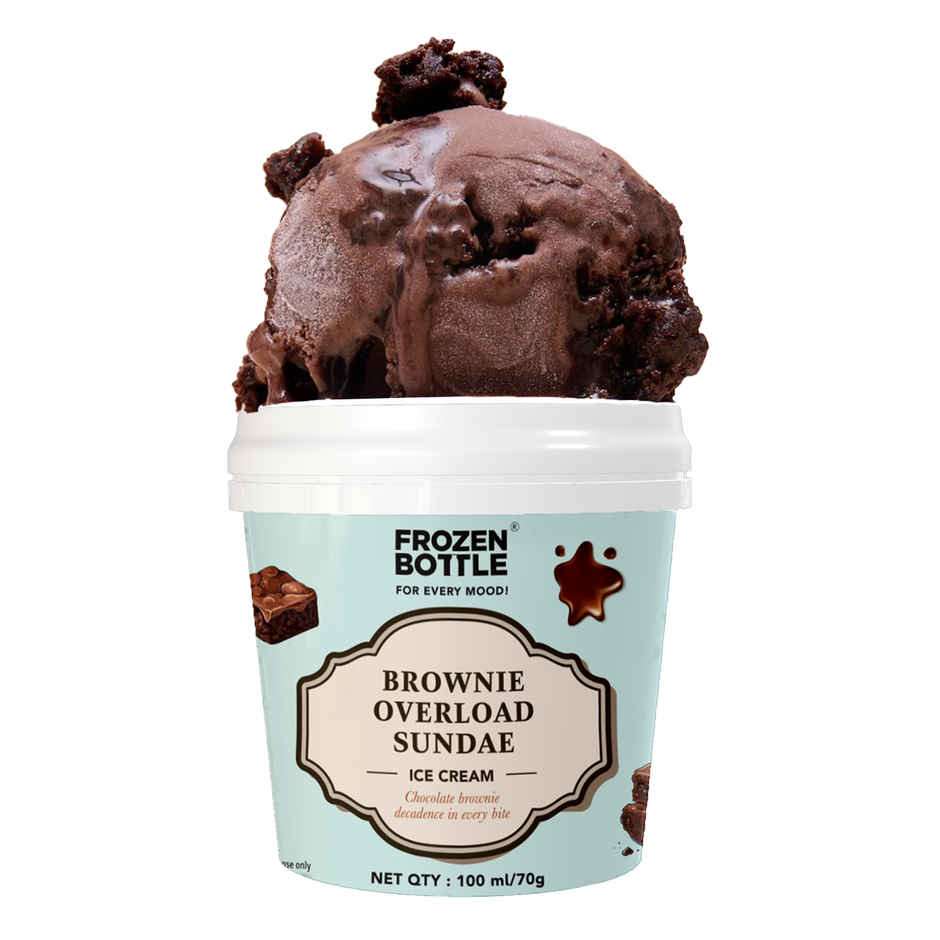 FROZEN BOTTLE Brownie Overload Sundae Cup
