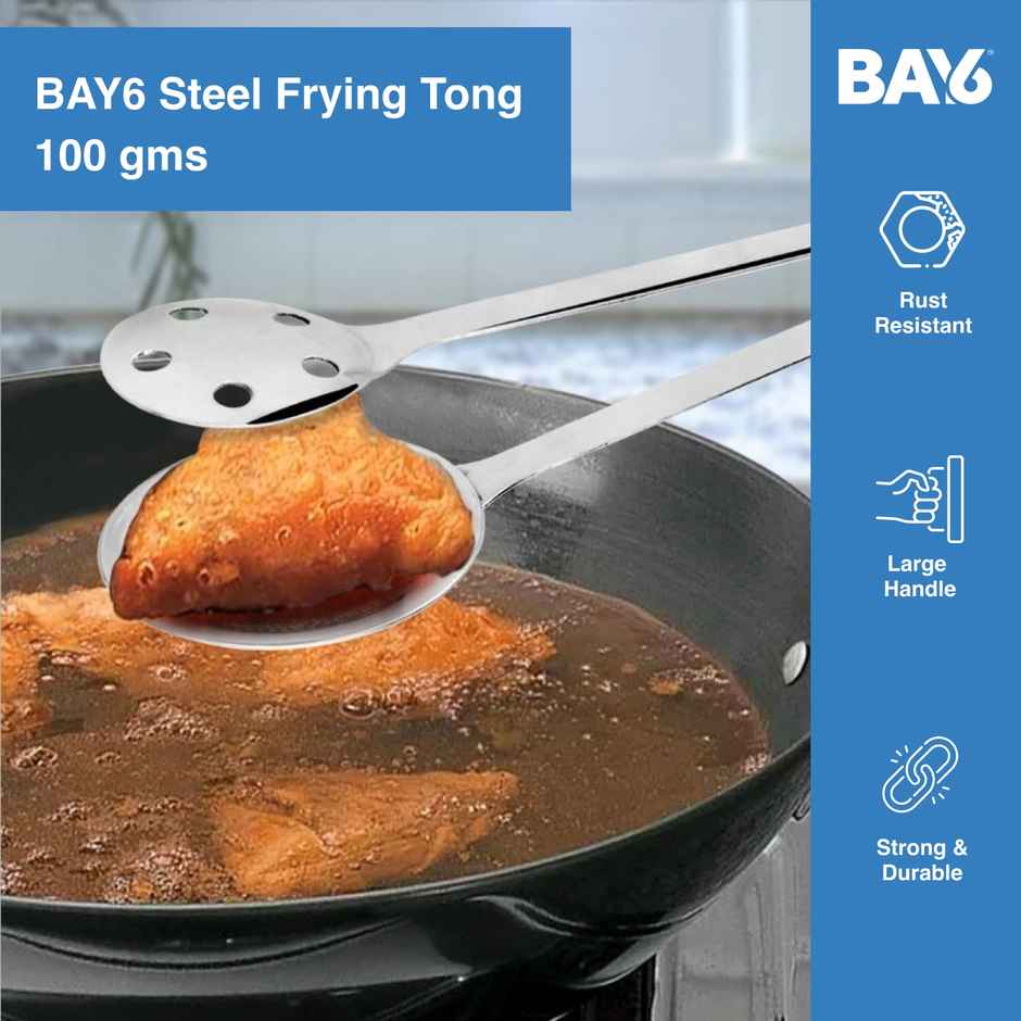 BAY6 Steel Frying Tong