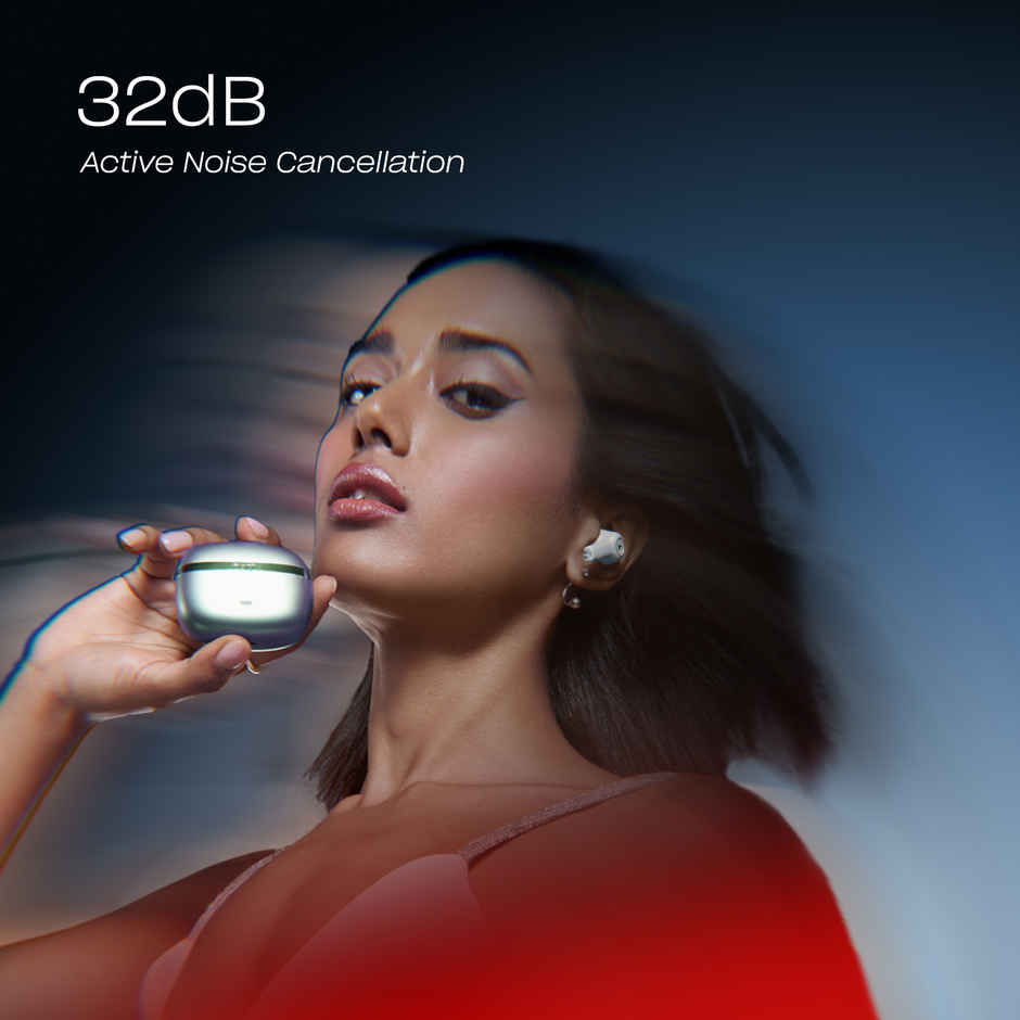 boAt Nirvana Ion ANC Pro  in Ear TWS Earbuds with mic, Hi-Res Audio LDAC,ANC(32dB), 120Hrs Battery, App Support, Fast Charge, v5.3 Bluetooth TWS - Blazing Comet