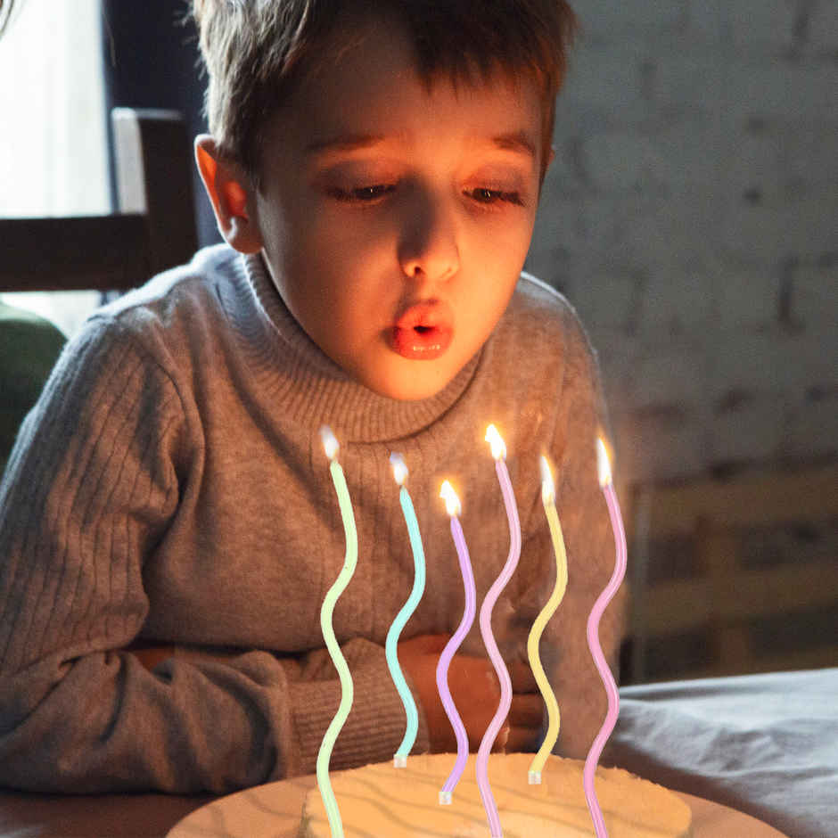 Pastel Spiral Candles | Party Propz