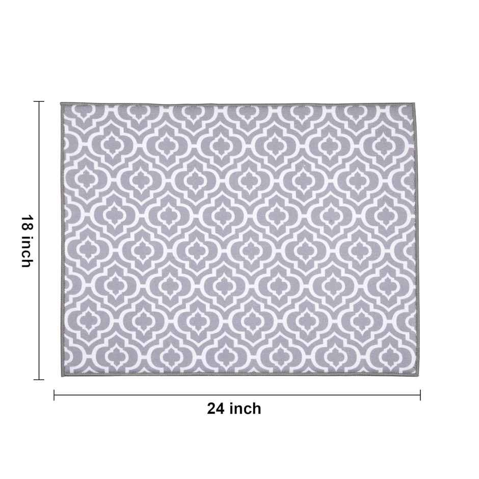 Cutting EDGE Microfiber Dish Drying Mat | Non-Slip, Water Absorbent for Kitchen Utensils | Grey