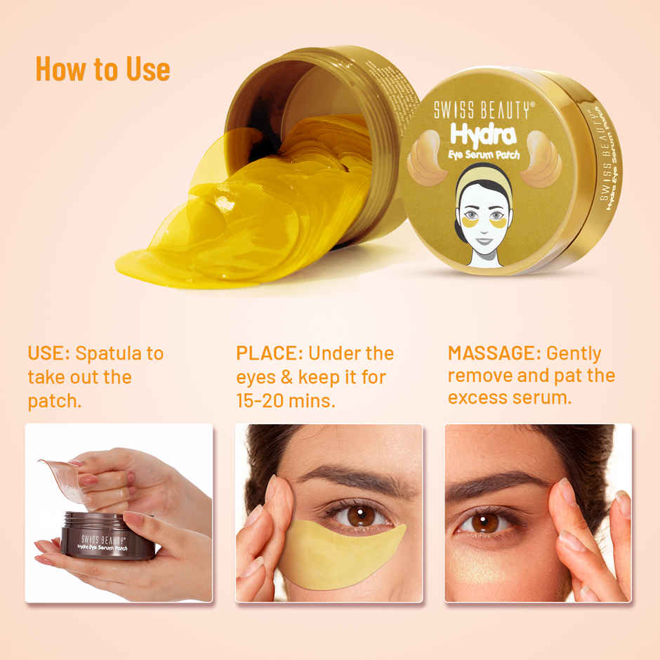 Swiss Beauty Hydra Eye Serum Patches With Vitamin|c