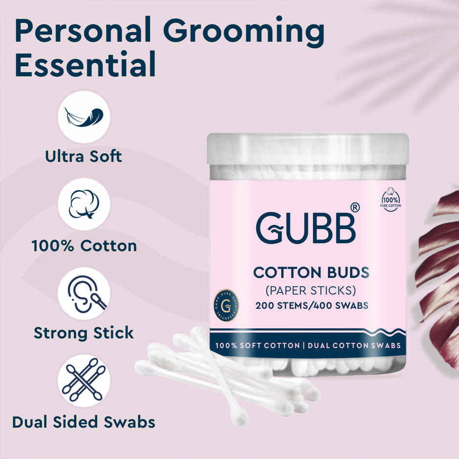 GUBB Cotton Buds Paper Stick 200S