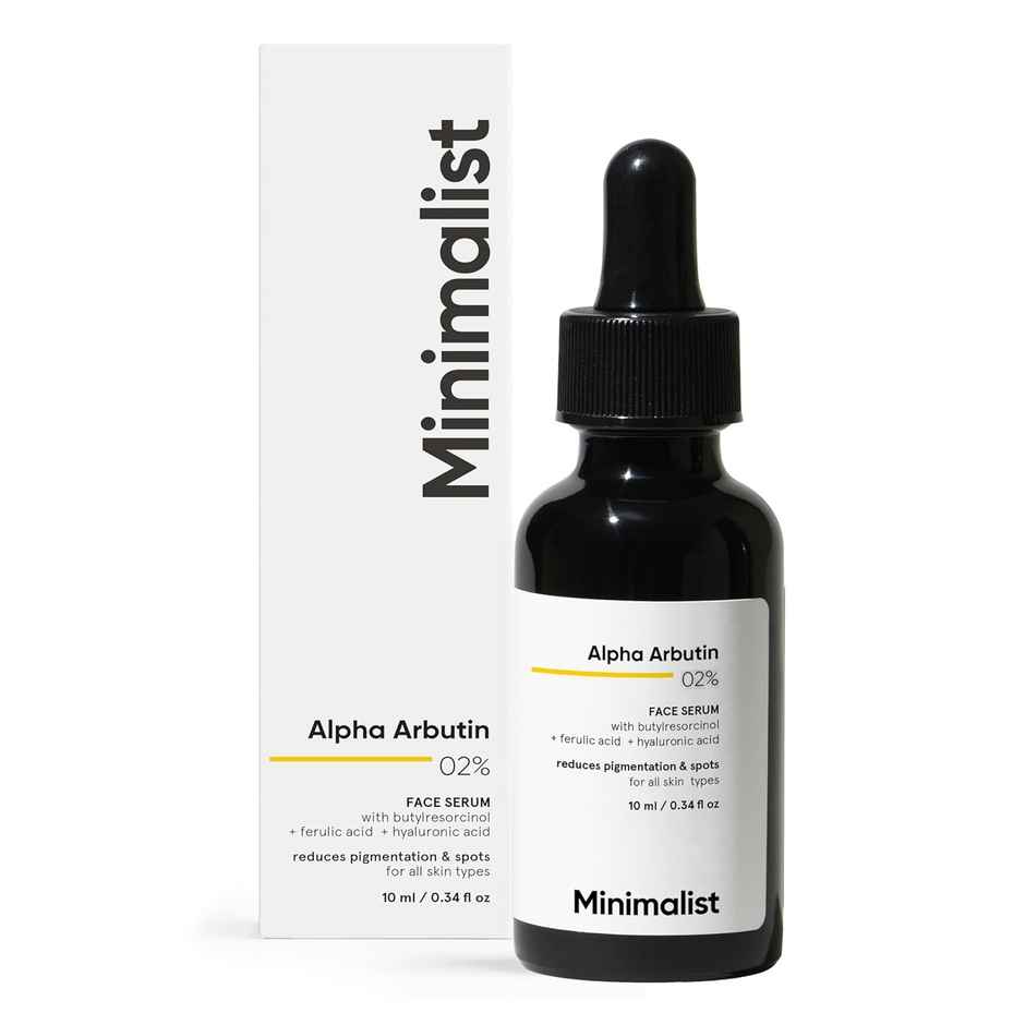 Minimalist Alpha Arbutin Face Serum With Hyaluronic Acid 2%