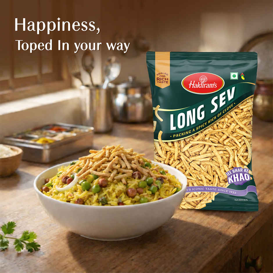 Haldiram's Long Sev | Crunchy Namkeen