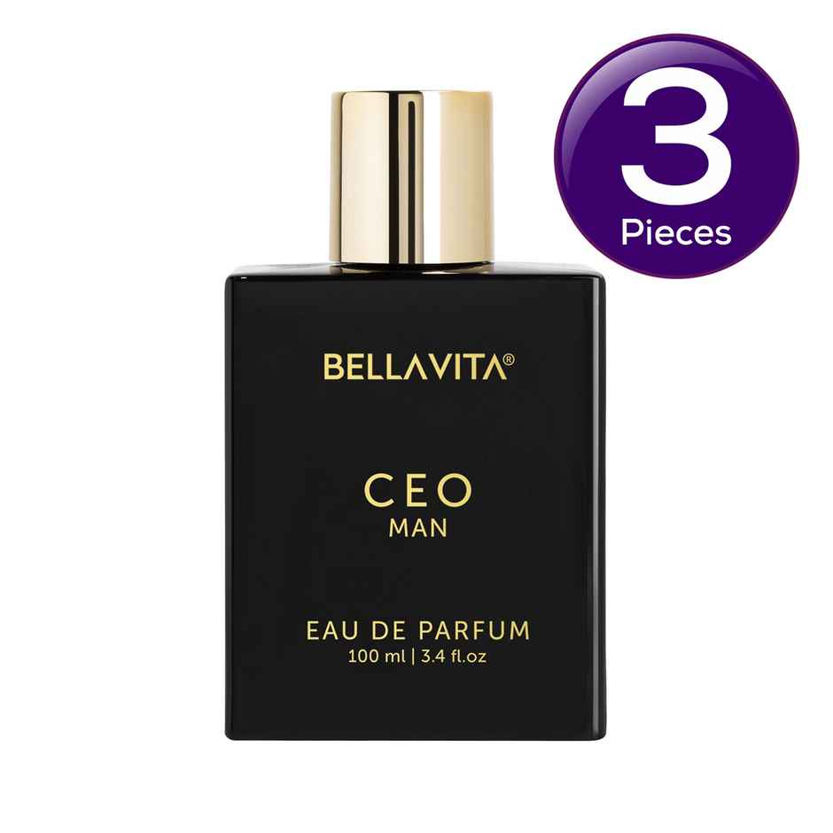 Bella Vita Organic Ceo Man Eau De Parfum For Men Long-Lasting Hints Of Lemon And Sugar Combo