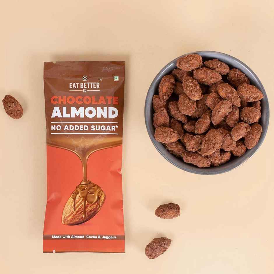 Chocolate Coated Almonds - No Added Sugar - Eat Better Co
