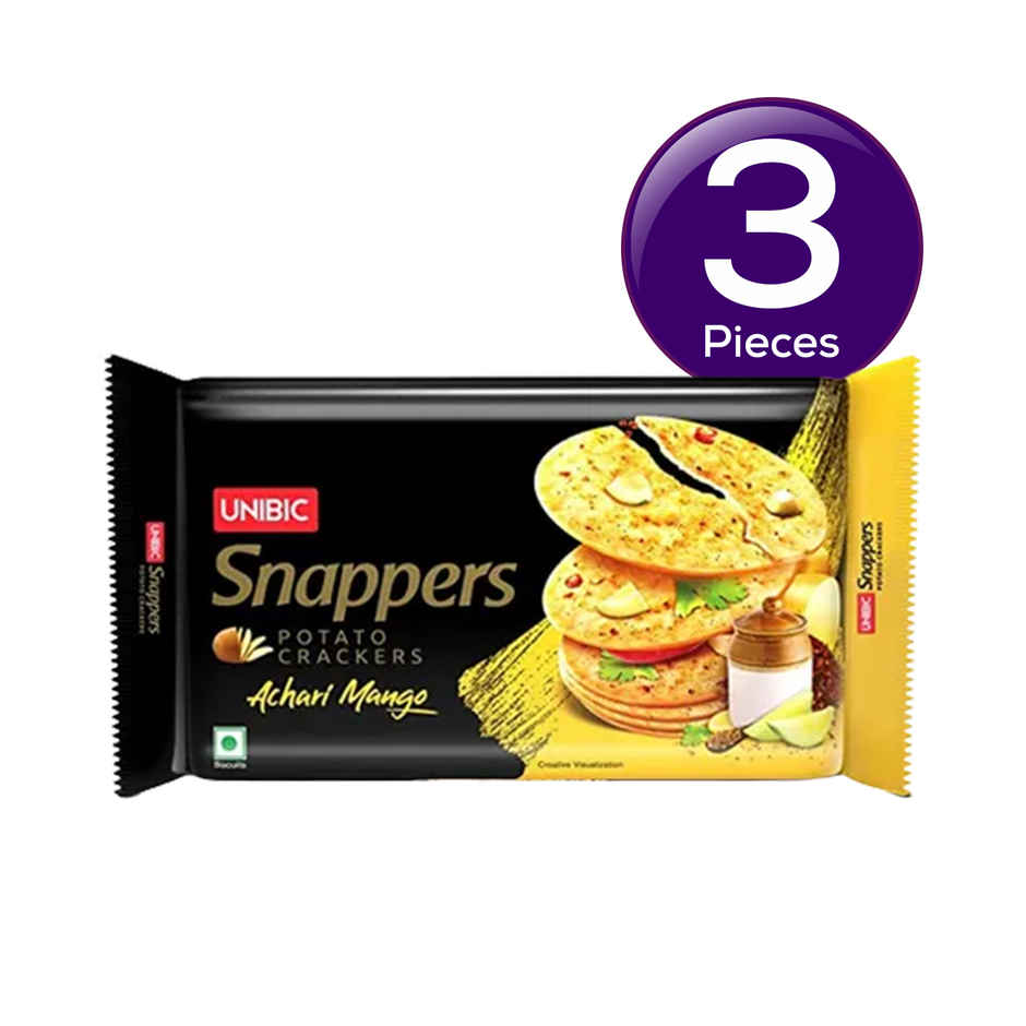 UNIBIC Snapper Achari Mango 75 g Combo