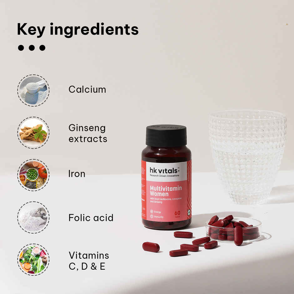 hk vitals Multivitamin for Women (60 Tablets)