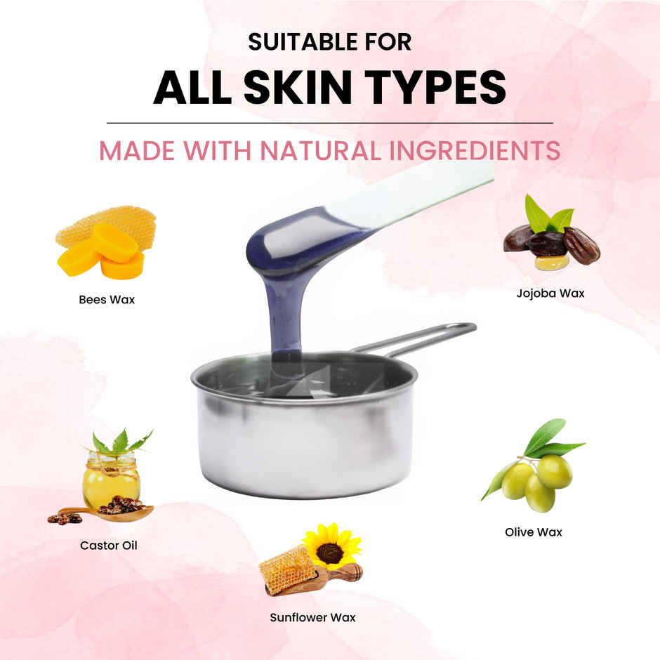 Urban Yog Brazilian Beans Wax for Women Face Wax | Stripless Liposoluble Wax