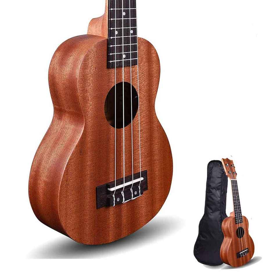 Kadence Wanderer Ukulele - Mahogany Wood with Free Online Course & Bag