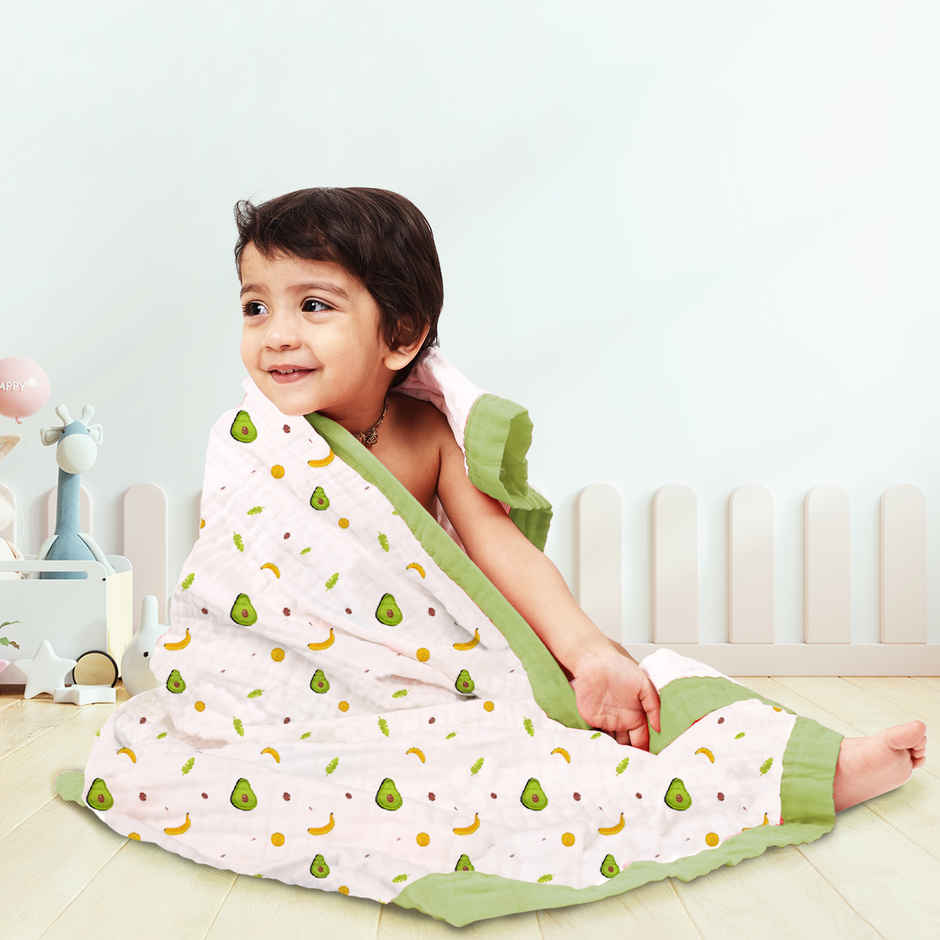 Moms Home Organic Cotton New Born Muslin Gift Set | 0-3 Months | 10 Items