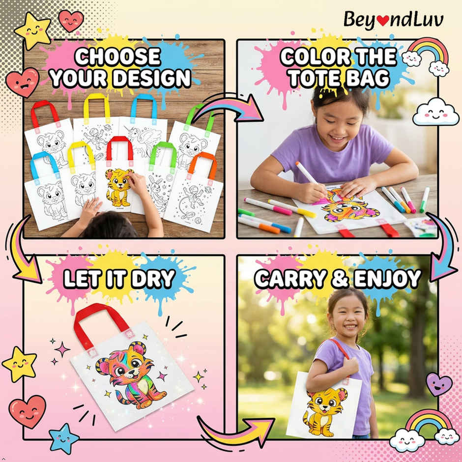 Gift Bags For Kids Birthday Party with Diy Bags | Return Gifts Bags | BeyondLuv