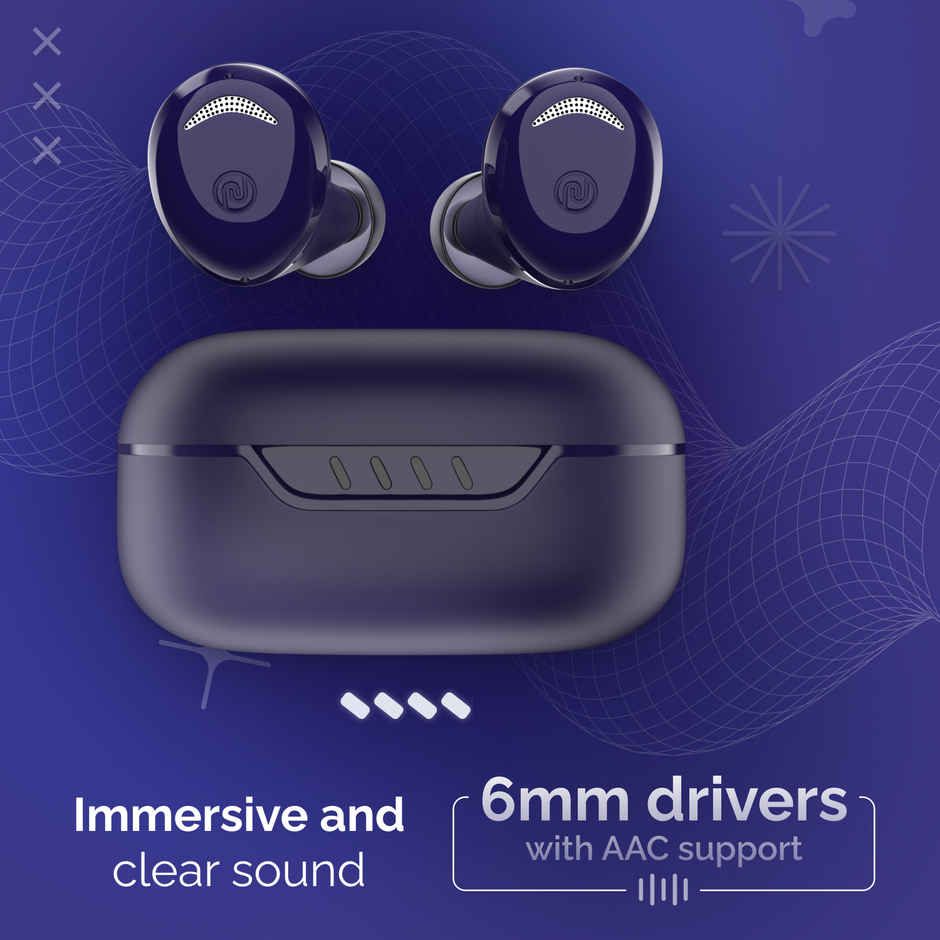 Noise Buds Trance 45H Battery Low Latency-up to 40 ms Instacharge TWS Earbuds | Space Blue