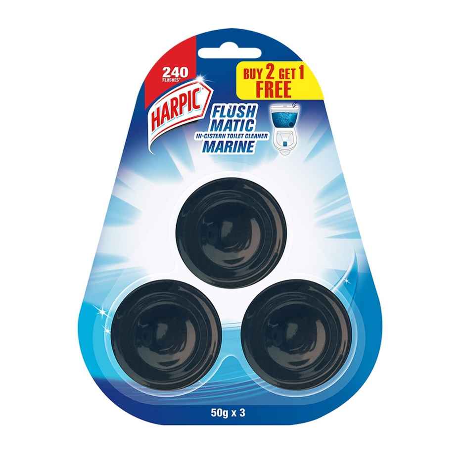 Harpic Flushmatic Marine Toilet Cleaner Blocks Combo