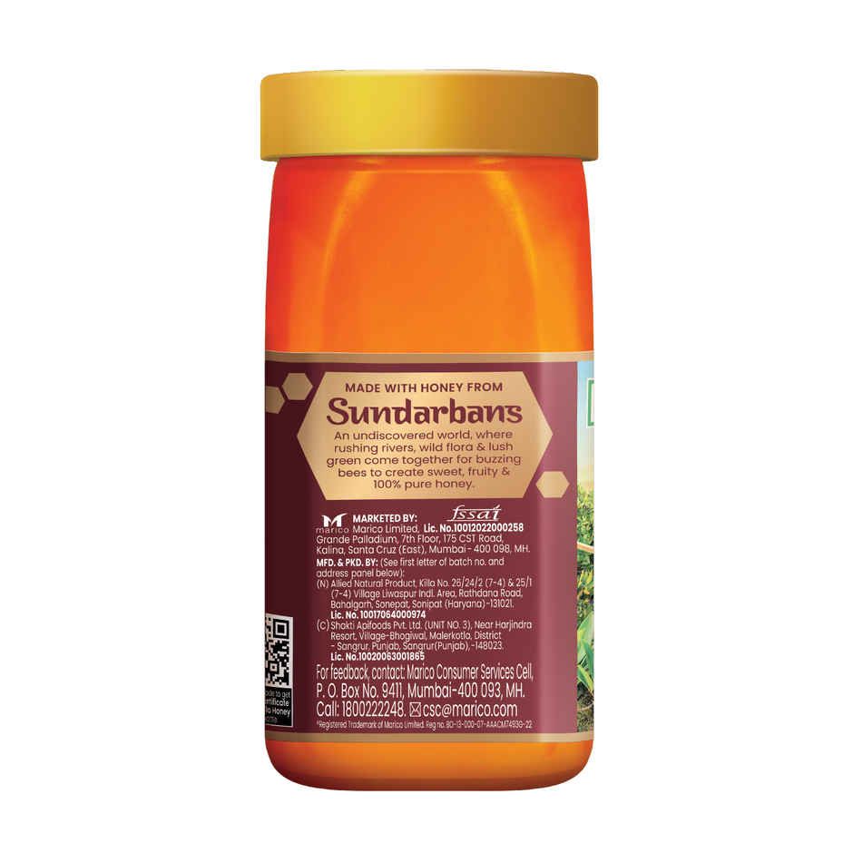 Saffola Honey Active, Made With Sundarban Forest Honey, 100% Pure Honey