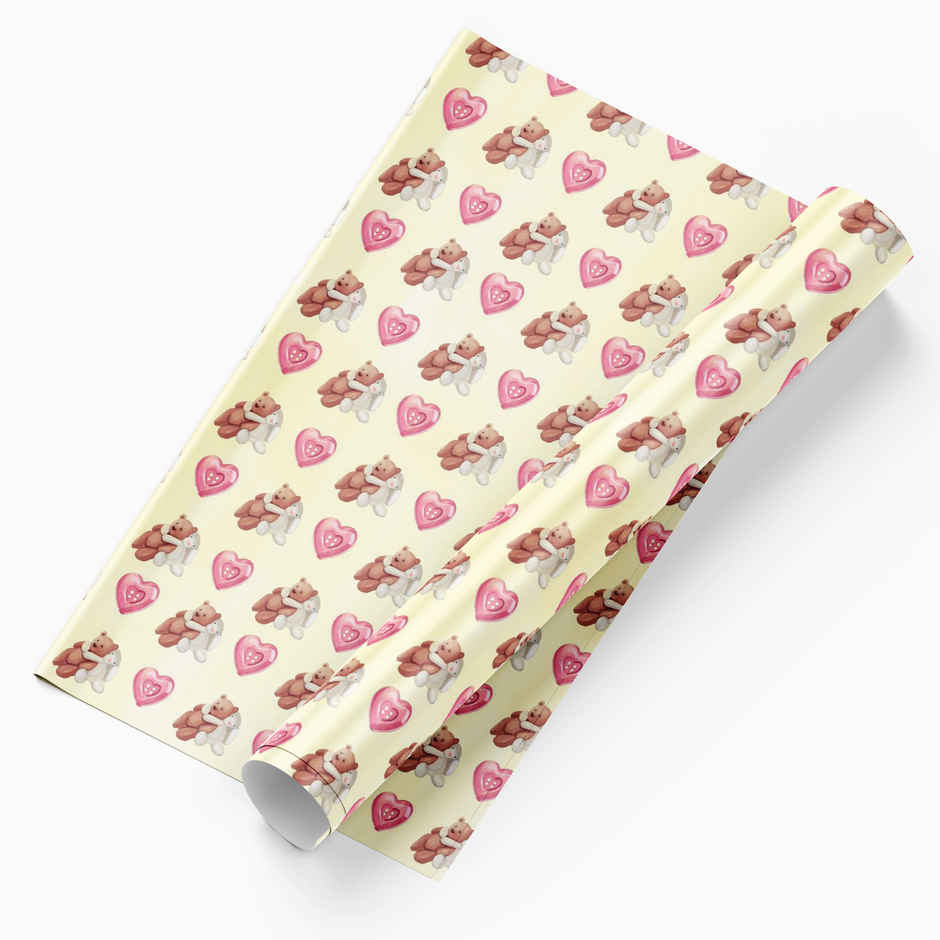 Tiger Notes Gift Wrap | Yellow Teddy