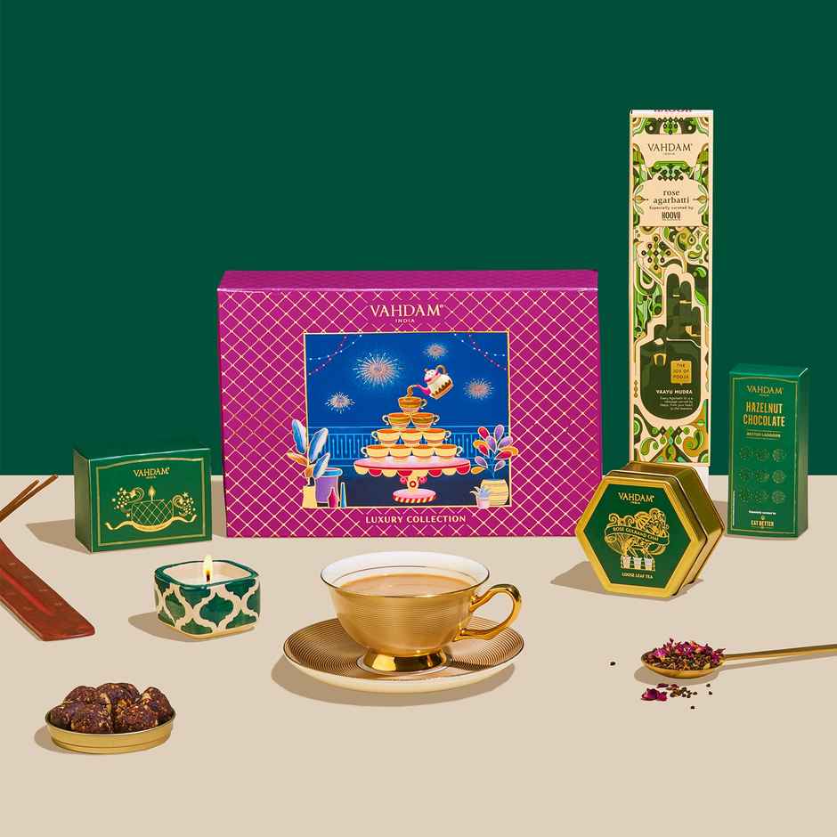Vahdam Gift Set - Premium Chai & Sweets