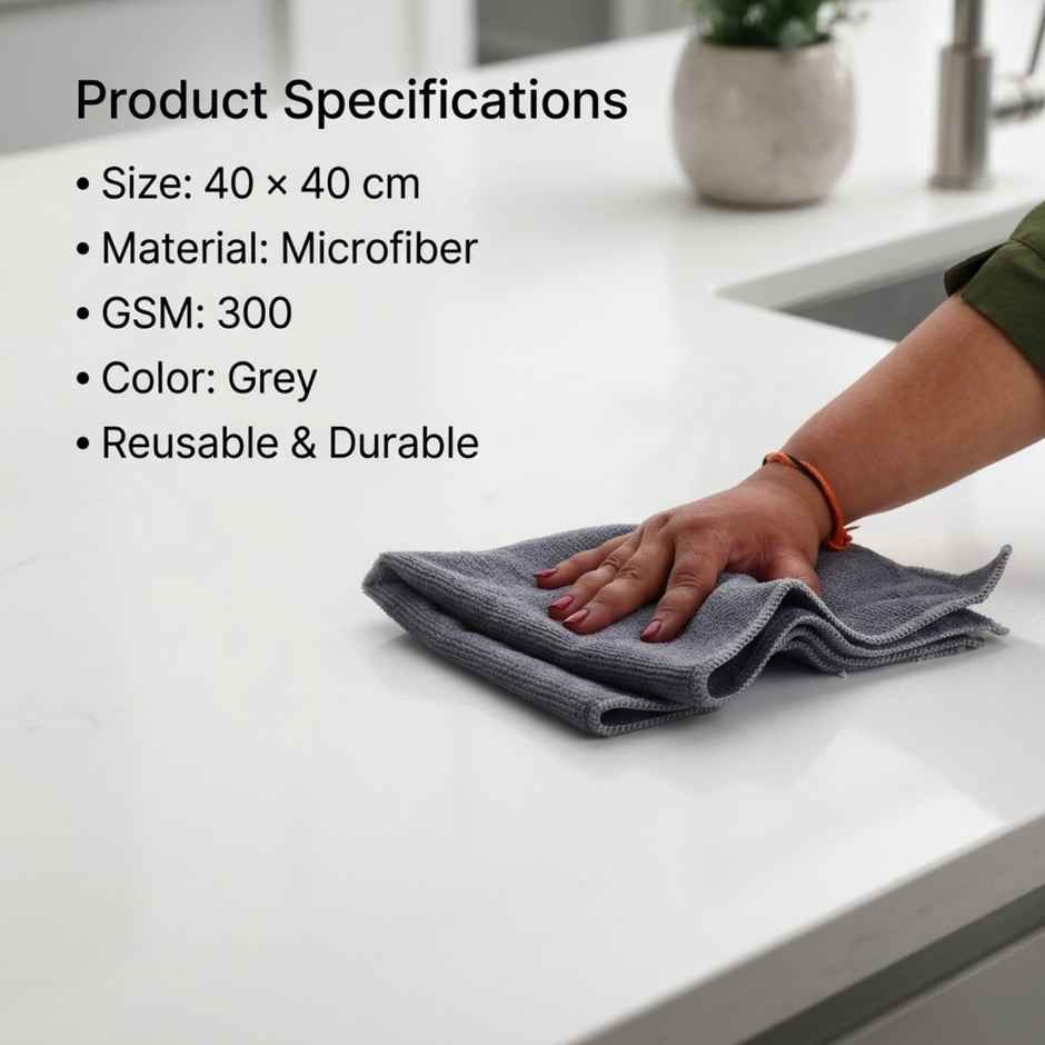 Proclean Microfiber Cloth | 300 gsm | 1 Pcs