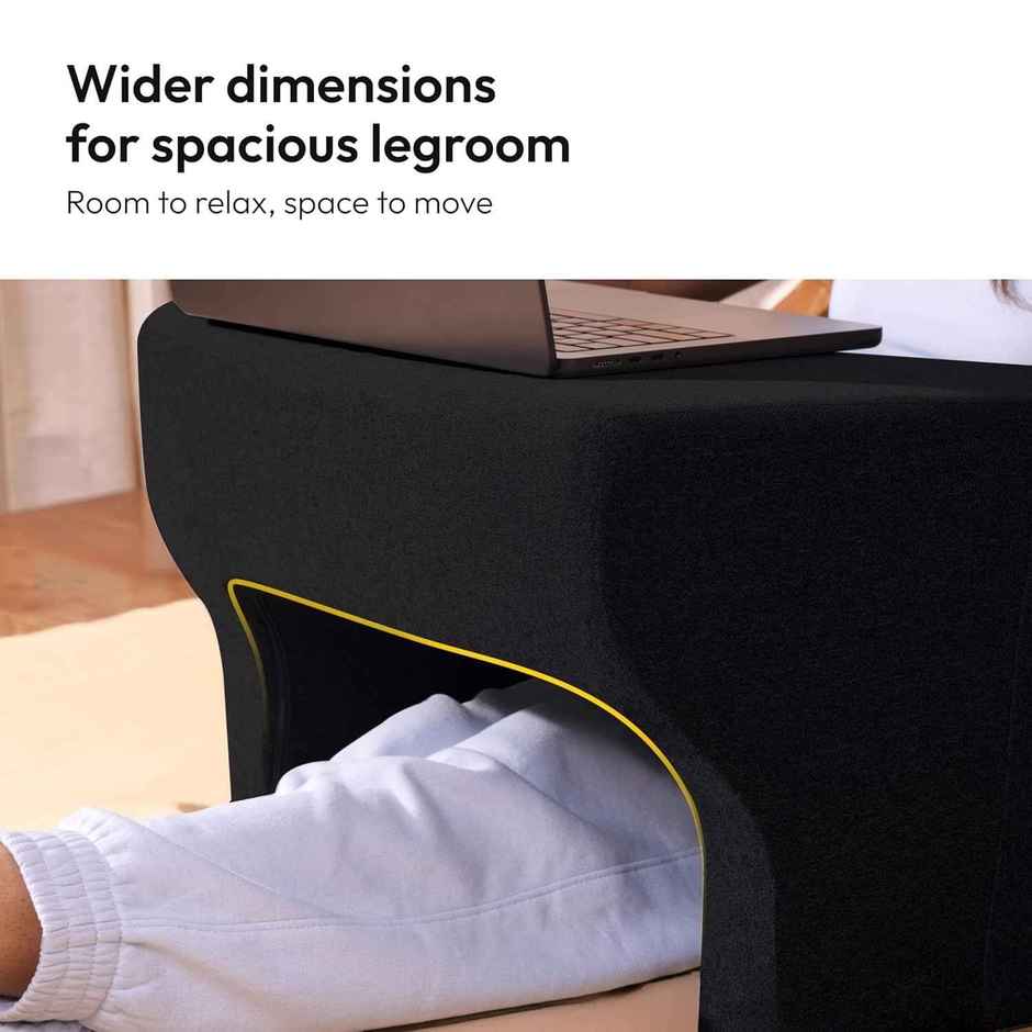 Frido Ultimate Lap Desk Pillow | Portable - Ergonomic | Black