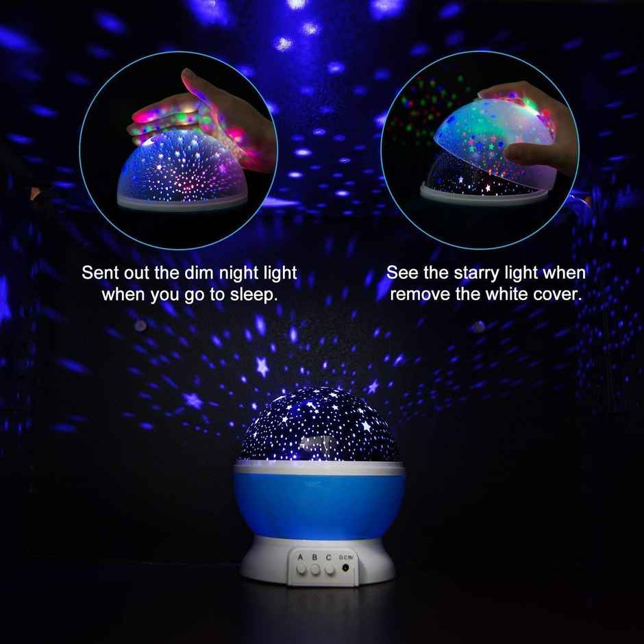 Fablue Multicolor Star Master Galaxy Night Lamp Projector - Night Light Projection Lamp For Kids