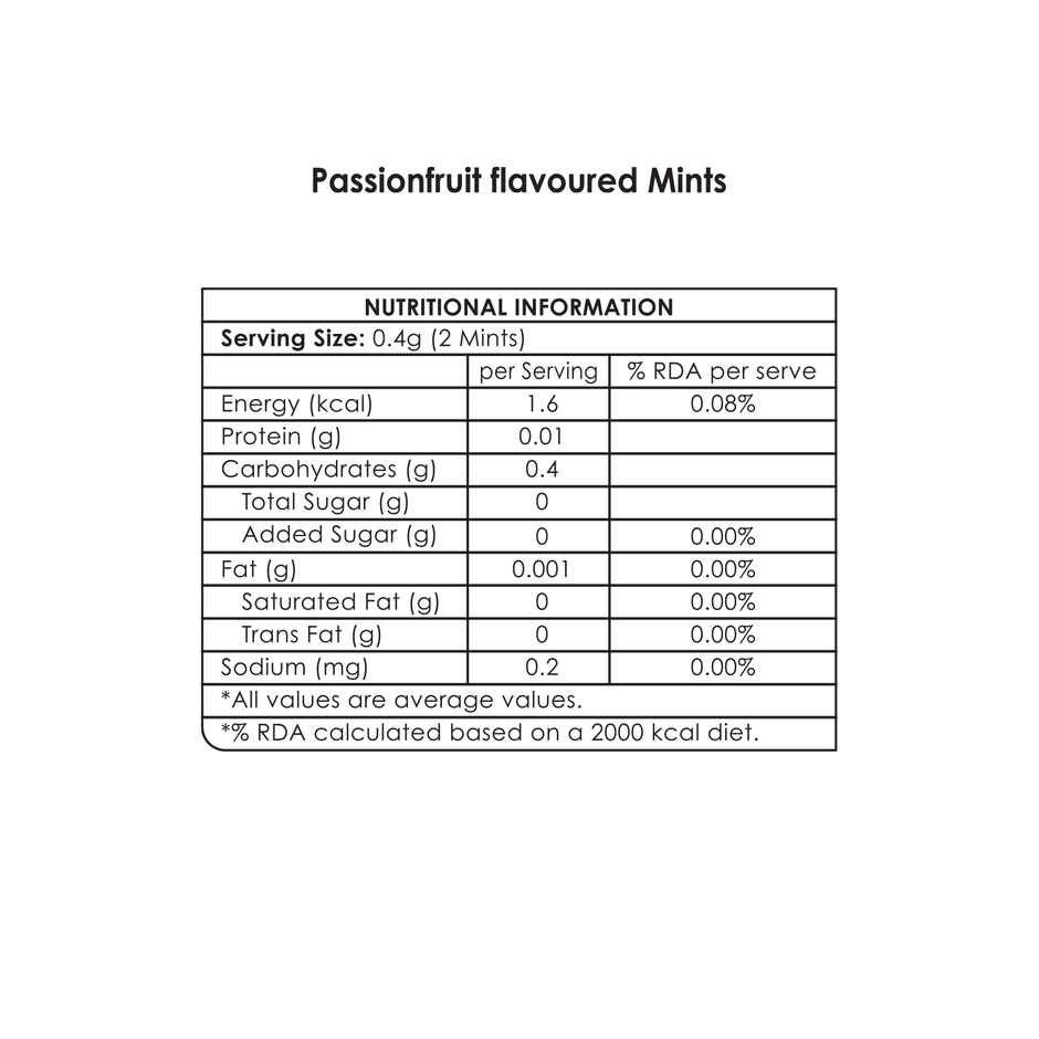 Impact Mints Passion Fruit