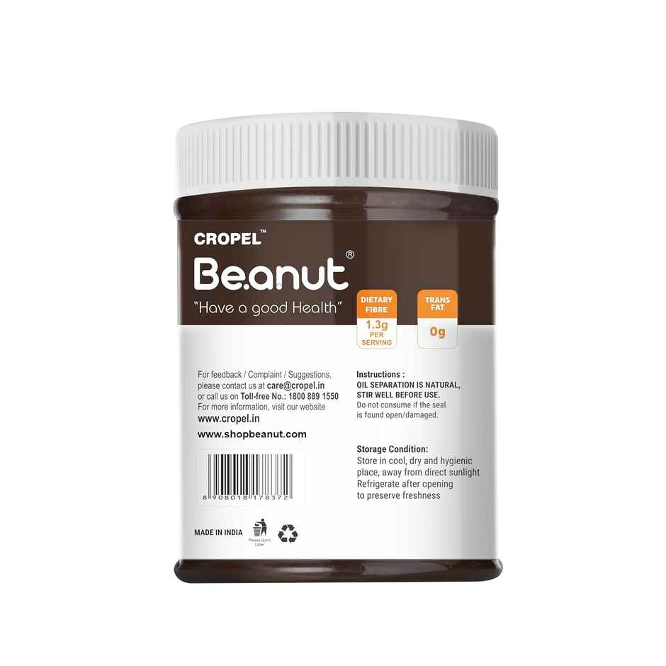 Be.anut Dark Chocolate Peanut Butter - Crunchy