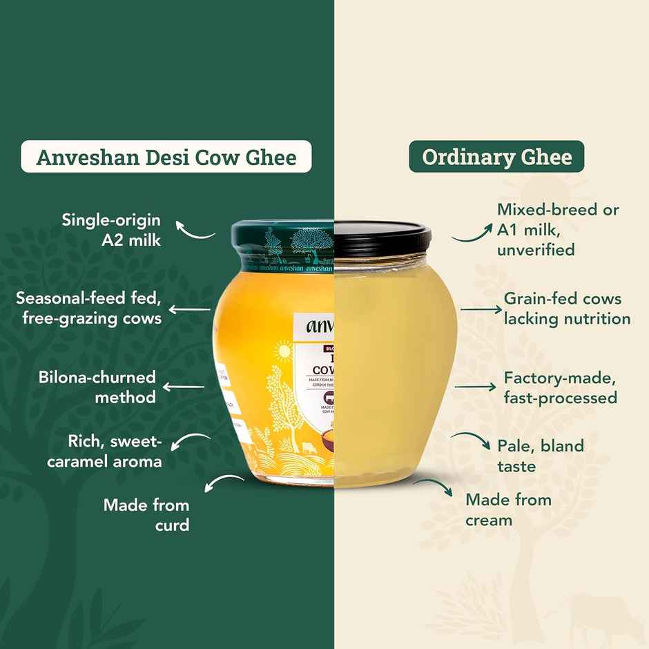 Anveshan A2 Desi Cow Ghee | Pure & Traditional