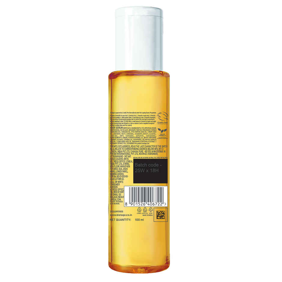 Biolage Smoothproof 6-in-1 Hair Serum for Frizzy Hair with Avocado & Grape seed oil