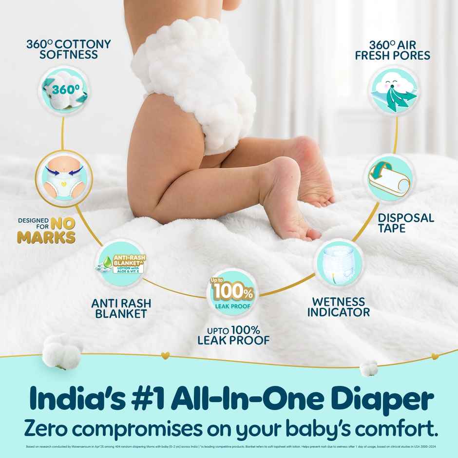 Pampers Premium Care Pant Style Diaper | M | 104 pcs