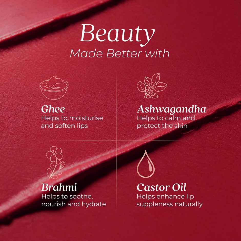Just Herbs Ayurvedic Liquid Lipsticks Gift Box Set of | Deep & Reds