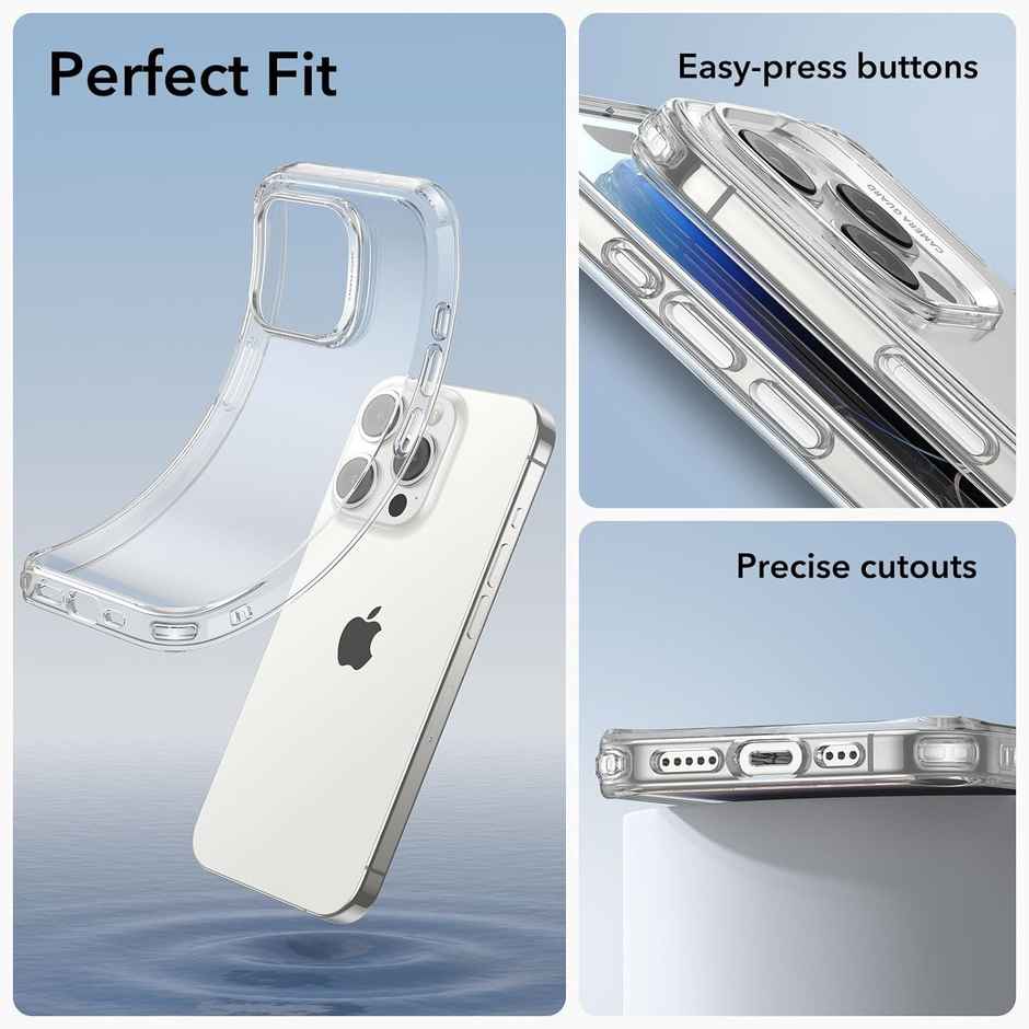 Ohonesty Clear Case | Shockproof Thin Cover for iPhone 15 Pro