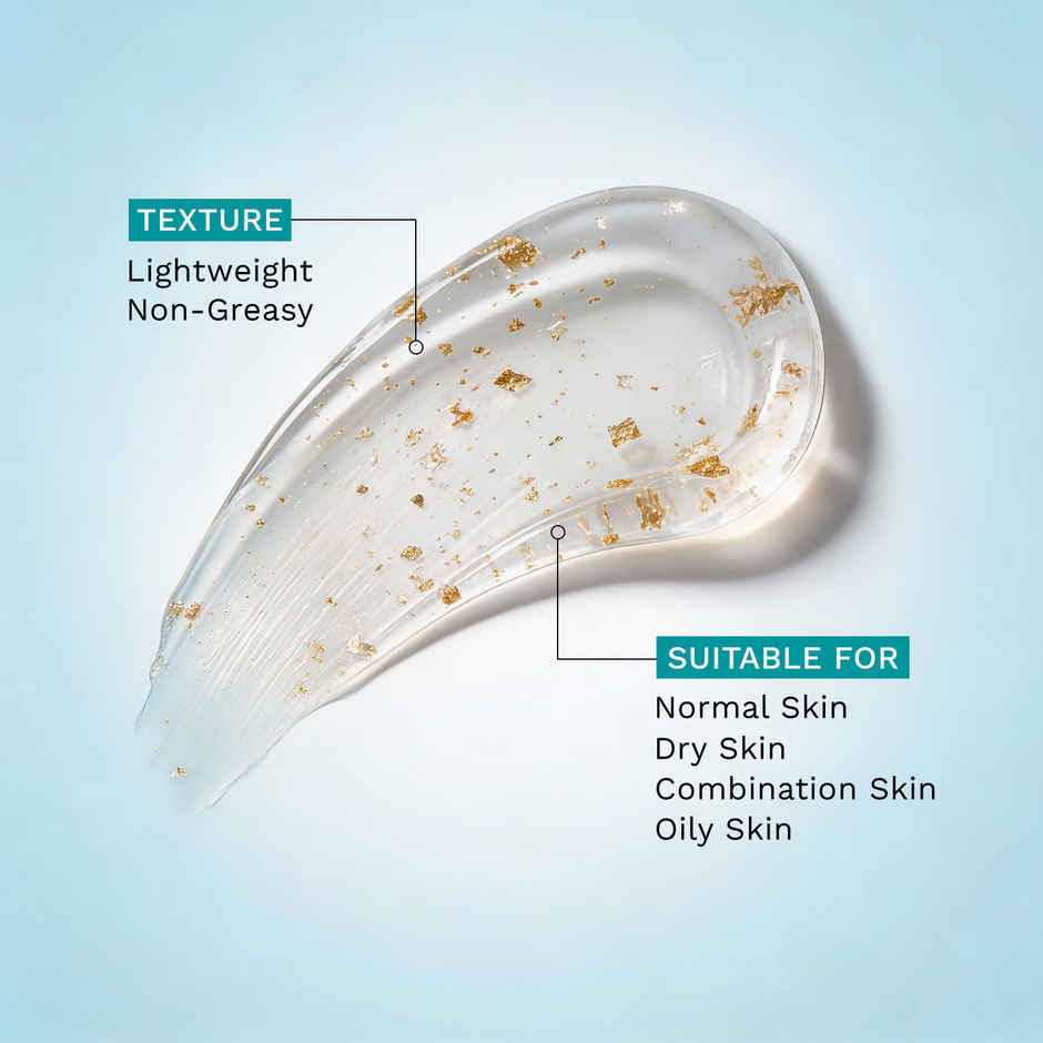 Pilgrim 24K Gold face mask for Glowing skin, Boosts Collagen and Restores Skin Radiance, For Men & Women