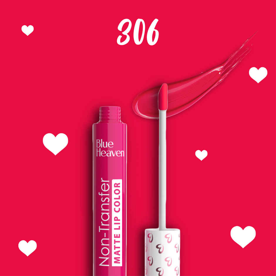 Blue Heaven Non Transfer Liquid Lip Color Matte Finish Waterproof | Pink