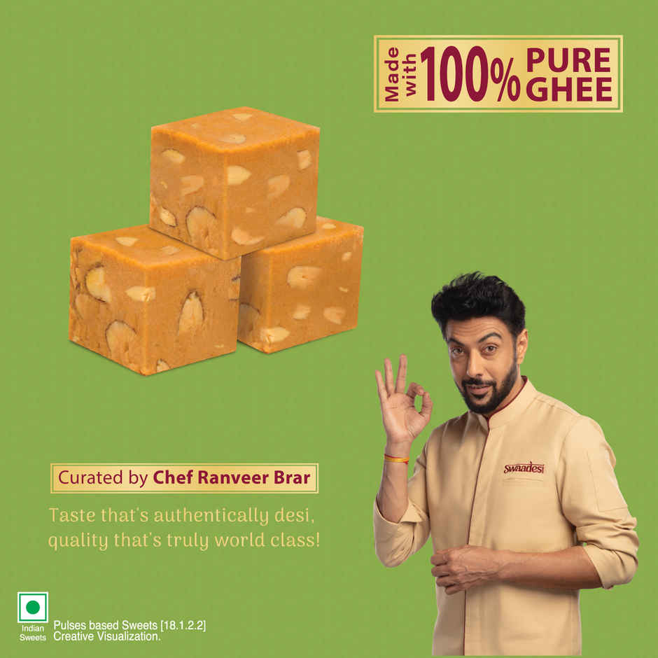 Ghee Chana Badam Barfi By UNIBIC Swaadesi