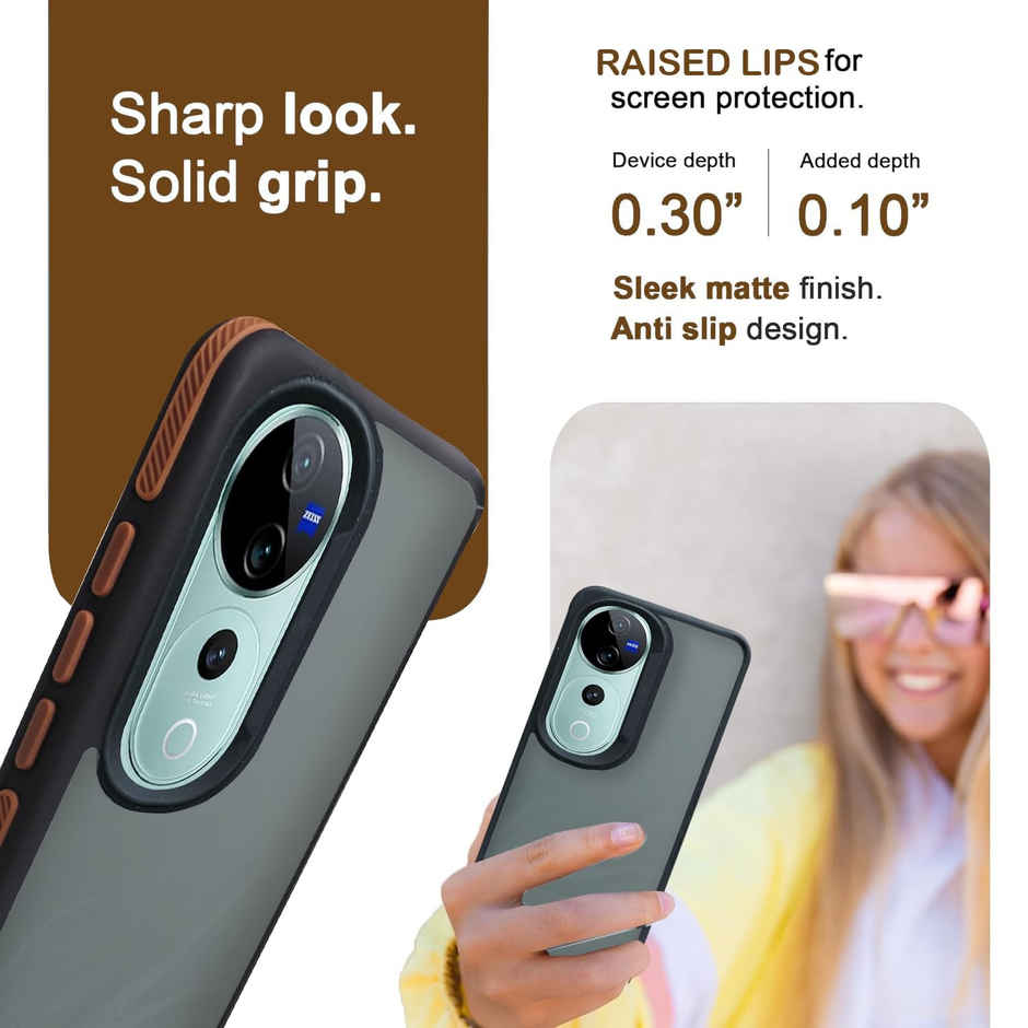 Artistque Case for Vivo V40 | V40 Pro | T3 Ultra 5g Back Cover - Frosted Series