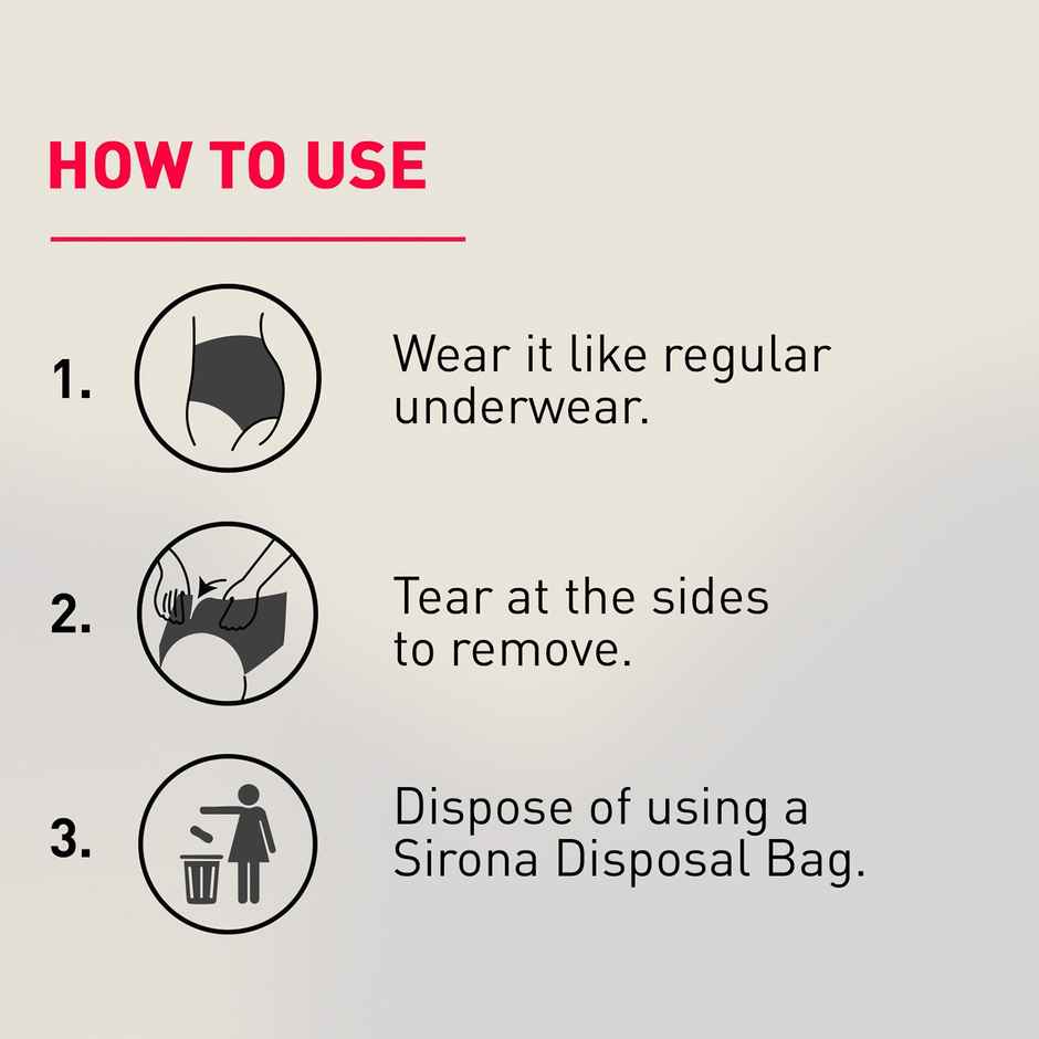 Sirona Maternity Pants | Leak-Free Postpartum Periods | Comfortable, Soft & Breathable | Size L-XL