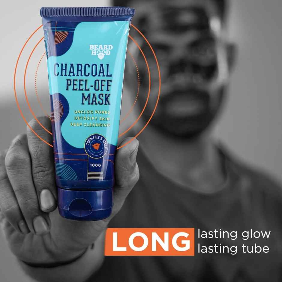 Beardhood Charcoal Peel Off Face Mask