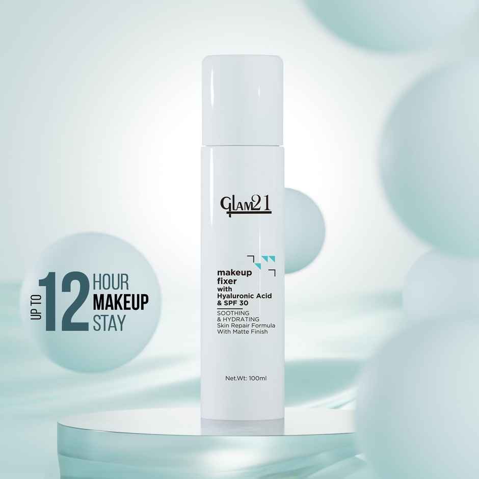 Glam21 Make-Up Fixer Spray - Keeps Makeup Intact With A Sparkly Texture | Long-Lasting