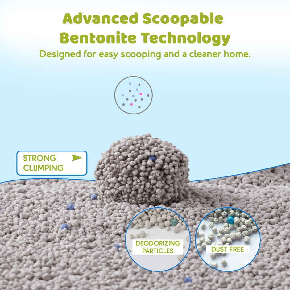 Petoska Bentonite Cat Litter | Lemon Fragrance