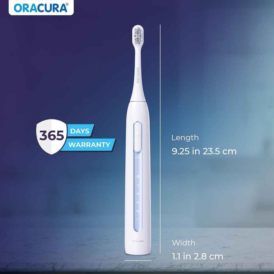 Oracura Sb300 Sonic Smart Rechargeable Electric Toothbrush Blue