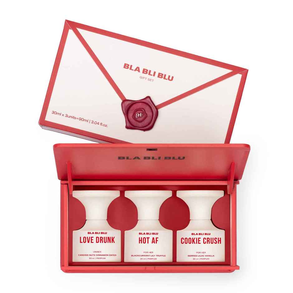 BLA BLI BLU Women Perfume Gift Set | 3x30ml | Floral & Fruity | Long Lasting