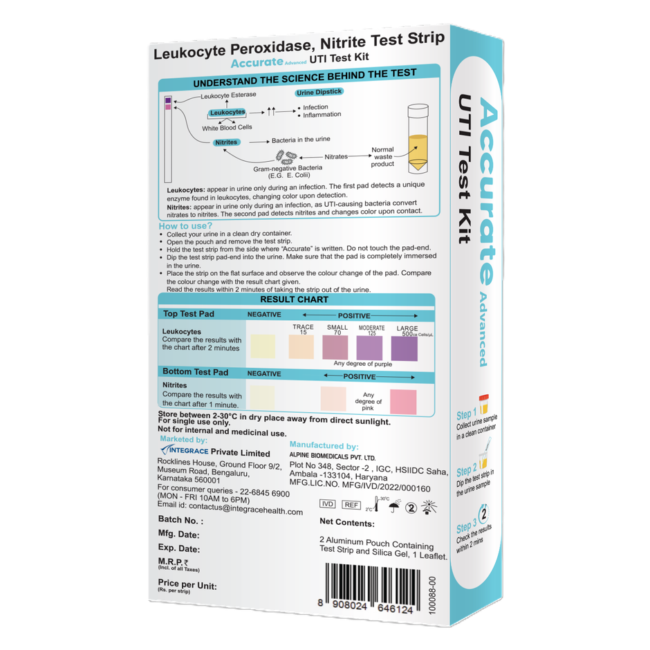 Accurate Advanced UTI Test Kit