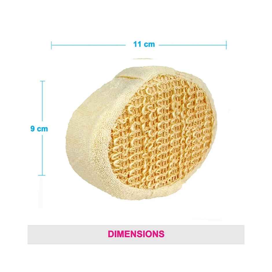 VEGA Sisal Sponge Relaxer For Remove Dead Cell, Softens And Gently Exfoliates, Small (Nba-3/8)