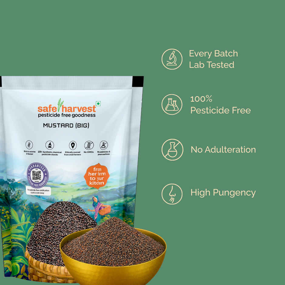 Safe Harvest Pesticide-Free Mustard | Small
