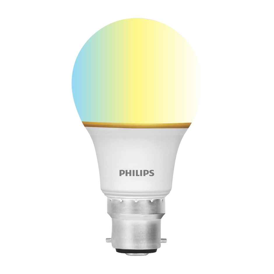 Philips Led Scene Switch 9W 850Lm Ww Nw Cw Gs | B22 Base Holder Combo 