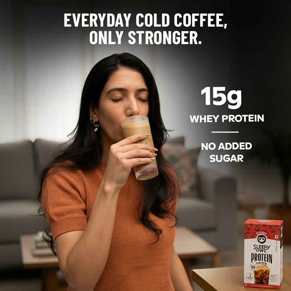 Sleepy Owl Classic Protein Coffee Sachets, 15g Protein, 2 Espresso Shots